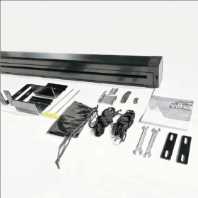 Fast Open Sun Shade Retractable Vehicle Side Awning For Car (Option: Balck)